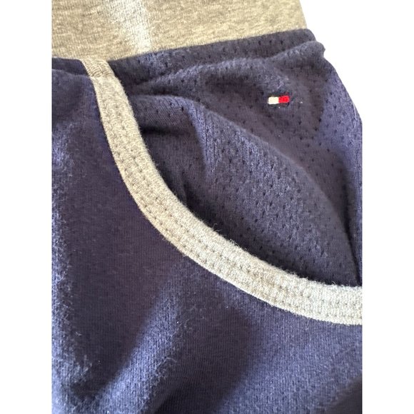 Tommy Hilfiger women’s size XL blue gray elastic tie waist pockets sleep pants - Picture 3 of 6